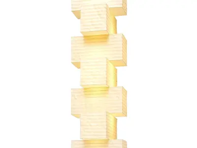 Akari 36N pendant light 3D model