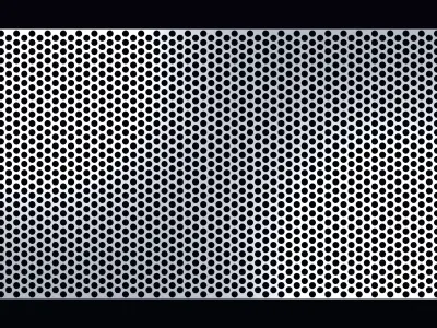 Perforated panel with 50 percent opening 25O52 3D model