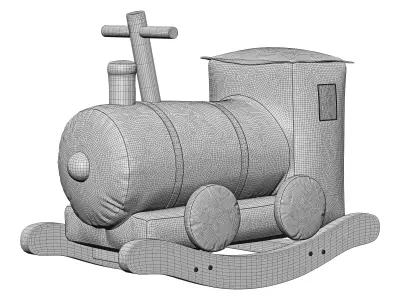 Train Light-Up Musical Nursery Rocker 3D model