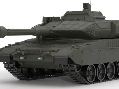 Generic Tank 01 3D model