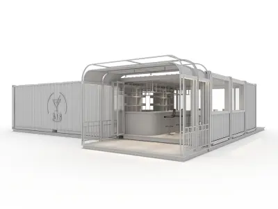 Container Bar 2 3D model