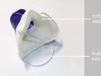 oOXOo - protective mask with double protection 3D print model