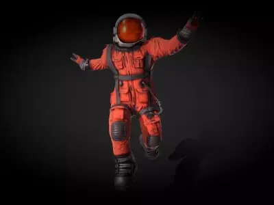 DeadAstronaut Low-poly 3D model