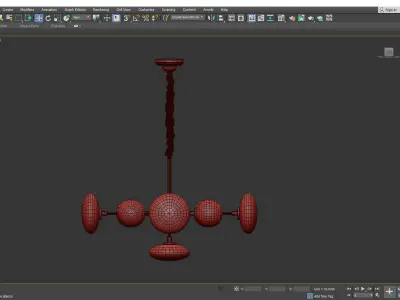 BOLOGNA CHANDELIER Low-poly 3D model