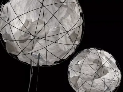 Knuller floor lamp with paper 3D model