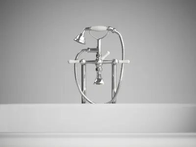 RVB 1935 Limoges Bath Shower Mixer 3D model