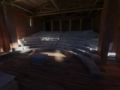 The council house of Aigai  3D model