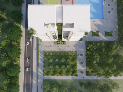 Hotel Arabic 3D model