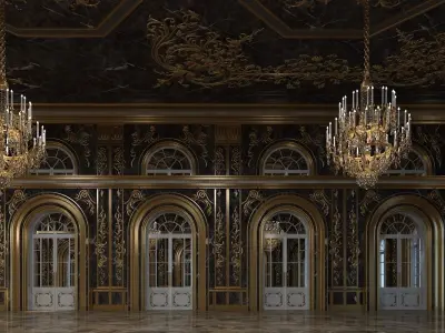 Classic Interior 314 3D model