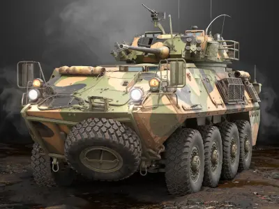  American Wheeled And Tracked Military Vehicles 9 in 1 PBR Vol 2 