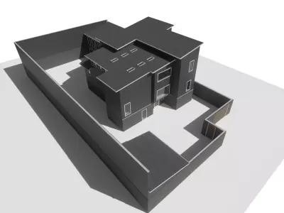 residential house villa 3D model
