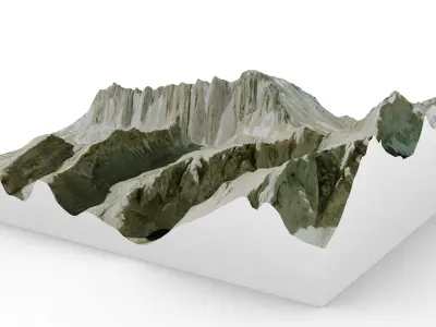 Mount Whitney 3D model