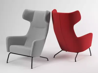 Havana Armchair High 3D model