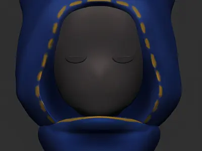 Sky game hairs 3D print model