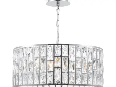 Chandelier Gelid MOD184-PL-04-CH Low-poly 3D model