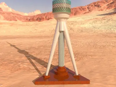 Tashkent Tv Tower 3D model