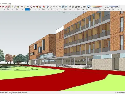 Sketchup School and University 136 3D model