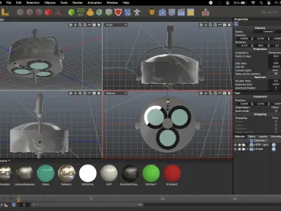 surgical light Free 3D model