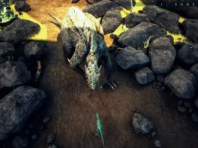 Dragon Dinosaur 3D Model 3D model