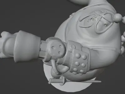 One Piece Wano Queen 3D print model
