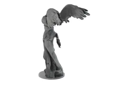 Winged Victory of Samothrace Low-poly 3D model