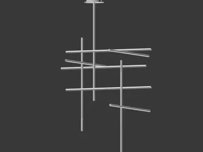 Kitami Suspension Medium Pendant 3D model