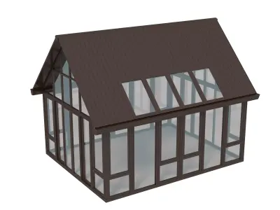Greenhouse 3 Low-poly  3D model