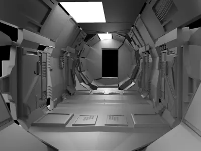Sci-Fi Interior 3D model purchase