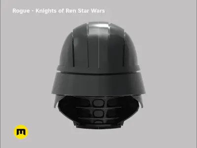 Rogue helmet - Knights of Ren - Star Wars universe 3D print model