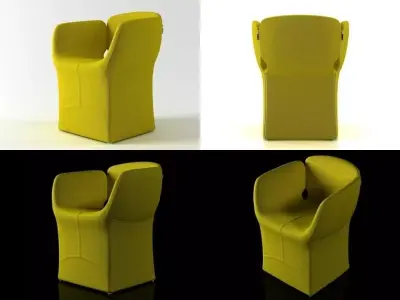 Bloomy chair 3D model