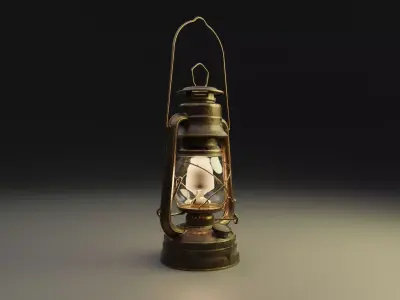 lantern lamp  3D model