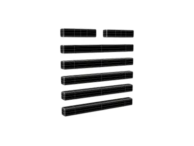 I Ching Hexagrams 43 guai v1 001 Low-poly 3D model