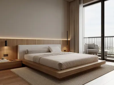 AR-25042 Mirad - Bedroom 3D Scene 3D model