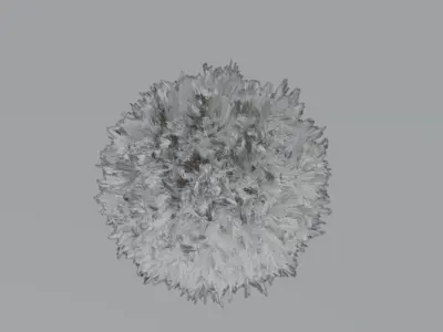 realistic fur 3D model