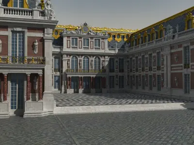  Versailles Palace Entrance Side 