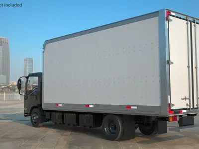  Electric Cargo Truck 176 Inch 2025 Rigged 