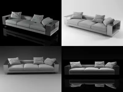 Lightpiece sofa 3D model