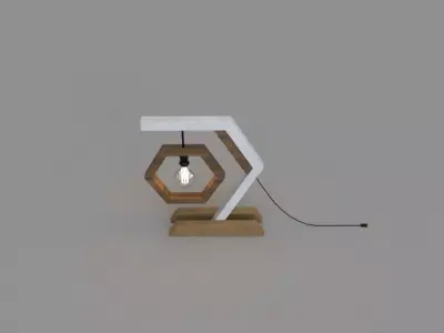 Table lamp 3D model 29