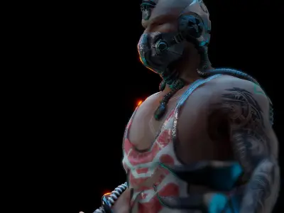 Cyberpunk Characters  3D model