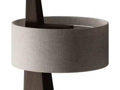 Wabi Sabi Style Floor Lamp 3D model
