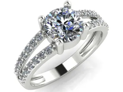 light weight gold diamond rings-C111116SKCH2026045-wt-0-5 3D print model purchase