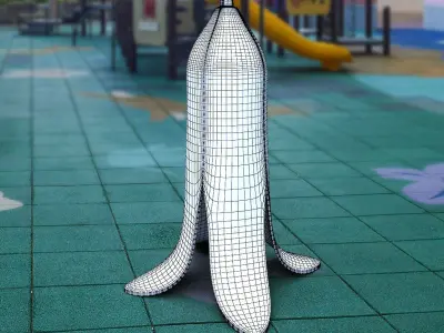 Banana Wet Caution 3D print model