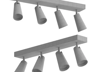 Lucande ceiling light Angelina 3D model