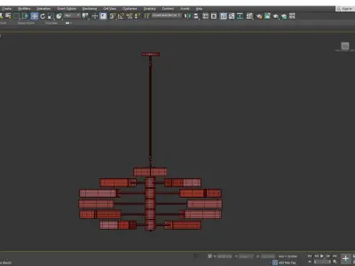 Osiris Chandelier by Matthew Fairbank Low-poly 3D model