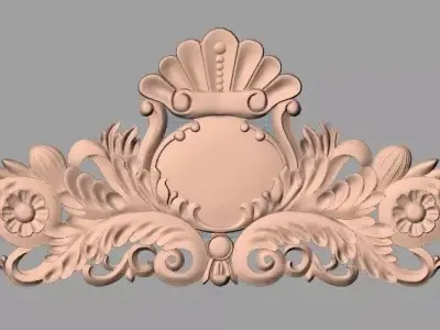Artcam 3D relief STL models for CNC woodworking E101 3D model