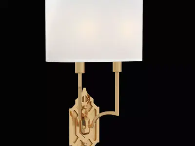 Silhouette Fretwork Sconce 3D model