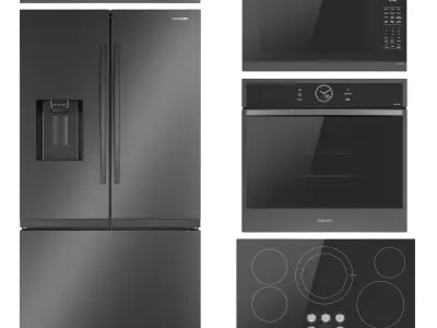 SAMSUNG kitchen appliance collection 3D model