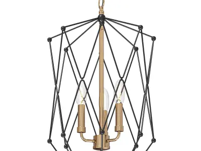 Zarra Pendant By Visual Comfort Studio 3D model