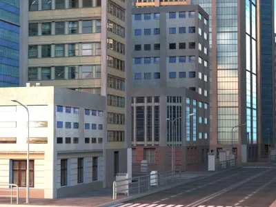 City Scape 9 3D model