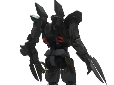Striker Eureka 3D Model  Pacific Rim Mark-5 Australian Jaeger Low-poly 3D model